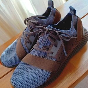 Under Armour Threadborne Shift Apollo Knit Sneakers GreyBlue/Brown Size 4.5Y EUC